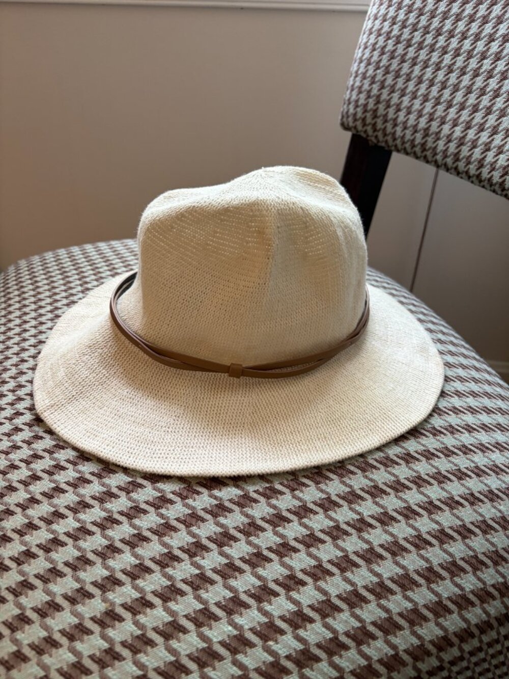 Anthropologie (Wyeth) Courtney Open-Weave, Foldable/Packable Sun Hat,